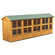 Power 18x4 Apex Potting Shed - Single Door